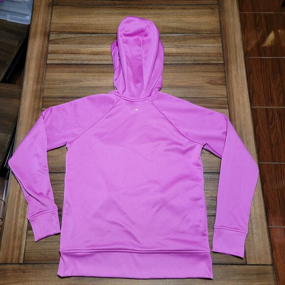 Under Armour Coldgear LS Pullover Purple Hoodie Loose - Size Small - Picture 3 of 5